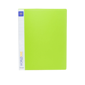 World One DB501 Display Book, A4- 20 Pockets – Green