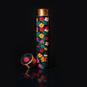 Copper Bottles – Hibiscus Slim Copper Bottle