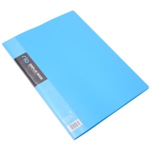 Deli W5031 Rio Display Book A4 Pockets – 20 / Sky Blue