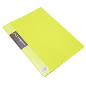 Deli W5031 Rio Display Book A4 Pockets – 20 / Lime