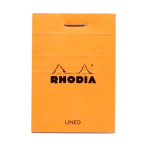 Rhodia Basics Orange Notepad - Lined – N°10