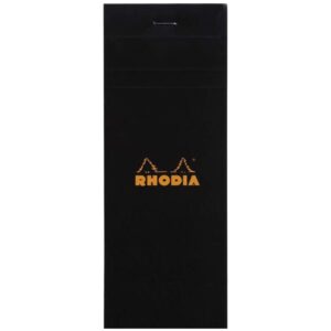 Rhodia Bloc N 8 Notepad – Squared / Black