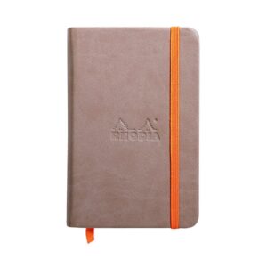 Rhodiarama Hardcover A6 Plain Notebook – A6 / Taupe