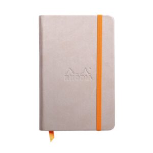 Rhodiarama Hardcover A6 Plain Notebook – A6 / Beige