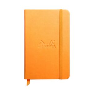 Rhodiarama Hardcover Lined A6 Notebook – A6 / Tangerine